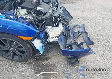 2020 Honda Civic Sport z USA, uszkodzony, nr VIN 2HGFC2F87LH569035